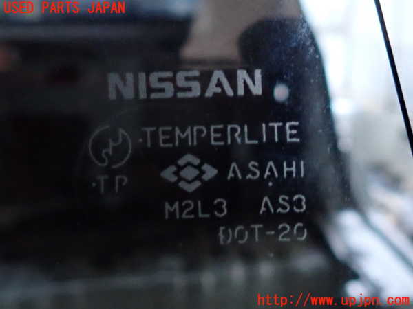 2UPJ-9233961382]ステージア(WGC34)左クォーターガラス 中古(M2L3)_3