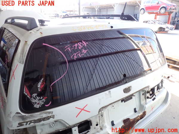 2UPJ-9233961582]ステージア(WGC34)バックドアガラス リアゲートガラス 中古(M213)_2