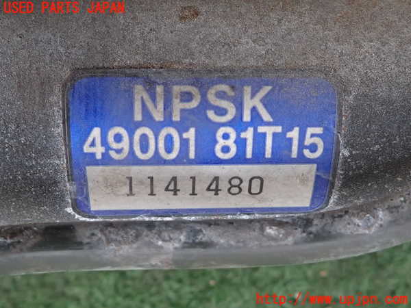 2UPJ-9233964235]ステージア(WGC34)パワステギアボックス 中古_4