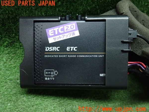 3UPJ=9233970503]ボルボ V70(BB420W)純正ビルトイン 三菱電機 ミツビシ EP-9UD11S X792T11372 ETC車載器 中古_4