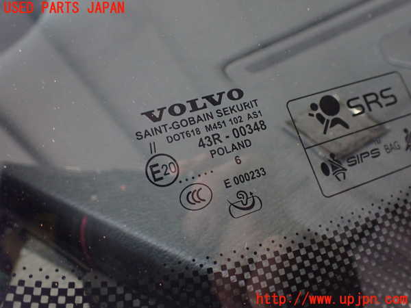 2UPJ-9233971195]ボルボ・V70(BB420W)フロントガラス 中古(43R-00348 M451)_3