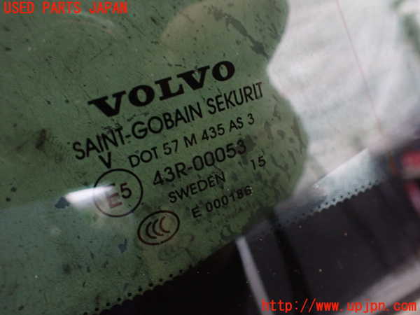 2UPJ-9233971382]ボルボ・V70(BB420W)左クォーターガラス 中古(43R-00053 M435)_2