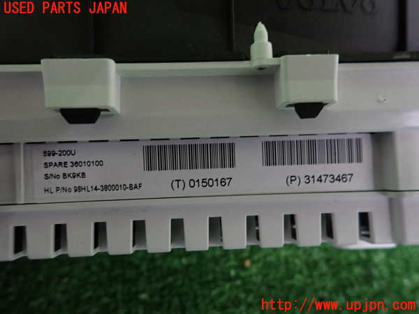2UPJ-9233976170]ボルボ・V70(BB420W)スピードメーター 中古_3