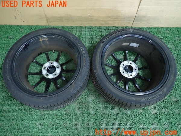3UPJ=9234010962]レクサス SC430(UZZ40)ADVAN Racing アドバンレーシング RZII  タイヤホイール 18×8.5J +31 PCD114.3 5穴 2本 中古_3