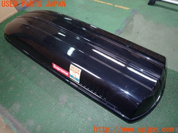 3UPJ=9234030063]BMW ミニ(MINI)クーパーD クロスオーバー(XD20F R60)純正 THULE ルーフボックス キャリア ジェットバッグ 鍵付き 中古_2