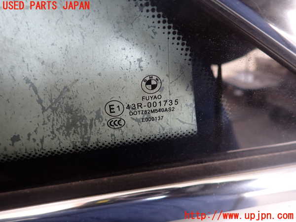 2UPJ-9234041200]BMW 218d アクティブツアラー(2C20)(F45)右フロント三角窓ガラス 中古(43R-001735 M540)_2
