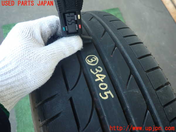 2UPJ-9234059038]スカイライン(ZV37)タイヤ　ホイール　1本③ 225/55RF1 中古_5