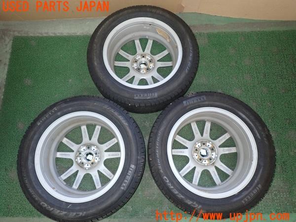 3UPJ=9234070963]スバル XV ハイブリッド(GPE D型)TOPY SIBILLA NEXT PX スタッドレスタイヤホイール 17×7J +53 PCD100 5穴 3本 中古_5