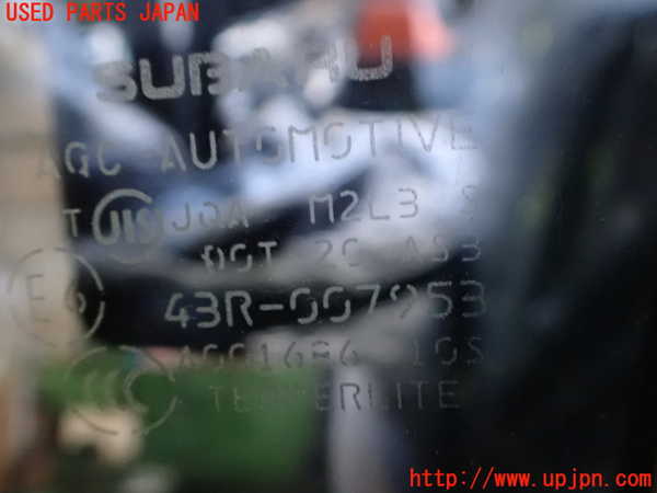 2UPJ-9234071320]スバル・XV HYBRID(GPE)左後ドア (43R-007953) 中古_4