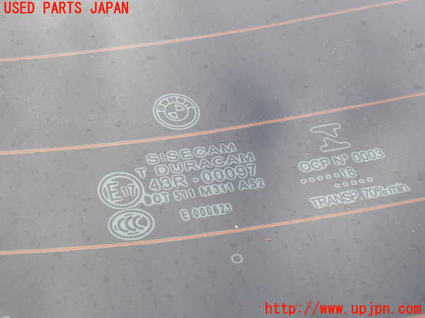 2UPJ-9234081560]BMW 320d(8C20)(F30)リアガラス 中古(43R-00097 M311)_3
