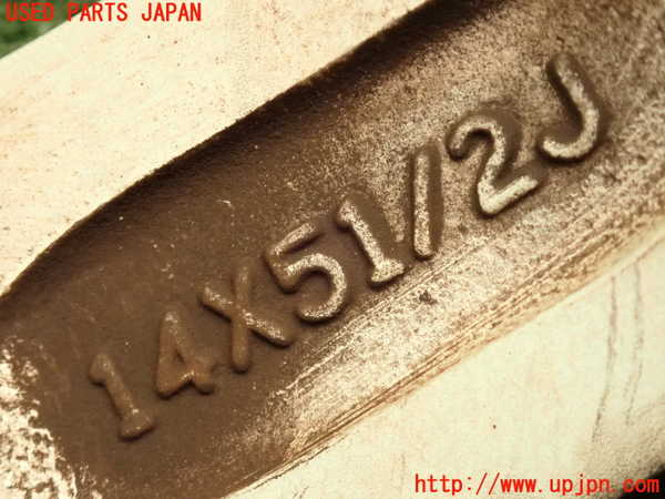 2UPJ-9234099021]フィアット・500(31212)タイヤ　ホイール　1本① 175/65R14 中古_4