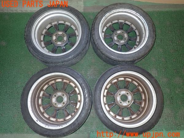 3UPJ=9234100917]ロードスター YSリミテッド(NB6C)後期 SPEED STAR RS-8 ワタナベ タイヤホイール 16×7JJ +38 +25 PCD100 4穴 4本 中古_5