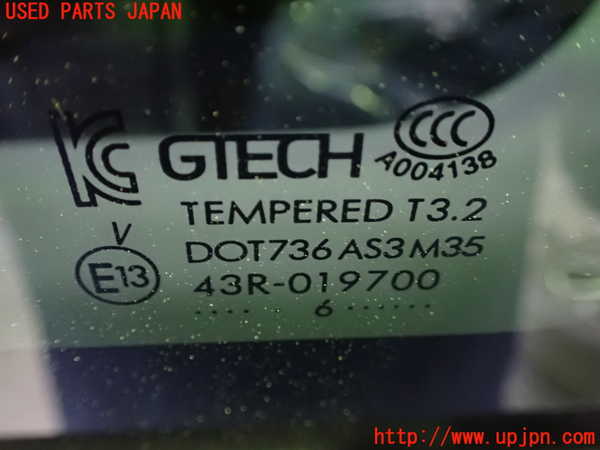 1UPJ-9234121380]シボレー・キャプティバ(型式不明)右クォーターガラス 中古_2