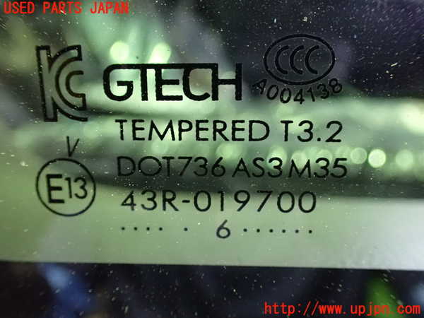 1UPJ-9234121382]シボレー・キャプティバ(型式不明)左クォーターガラス 中古_2