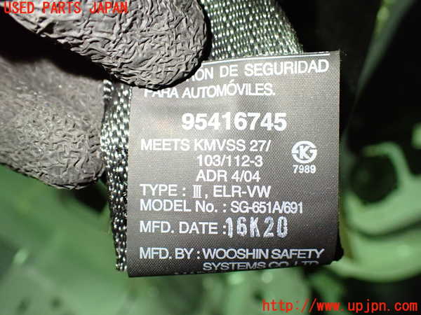 1UPJ-9234127185]シボレー・キャプティバ(型式不明)左2列目シートベルト 中古_3