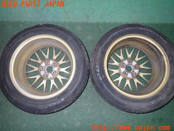 3UPJ=9234130917]GR86(BRZ)RC(ZN8)SUBARU純正 STI BBS RG362 ホイール 16×6.5JJ +48 PCD100 5穴 4本 中古_5