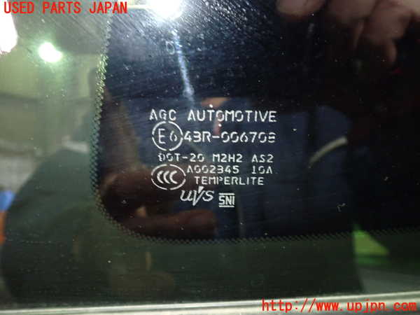 1UPJ-9234131382]GR86(BRZ)(ZN8)左クォーターガラス 中古_2