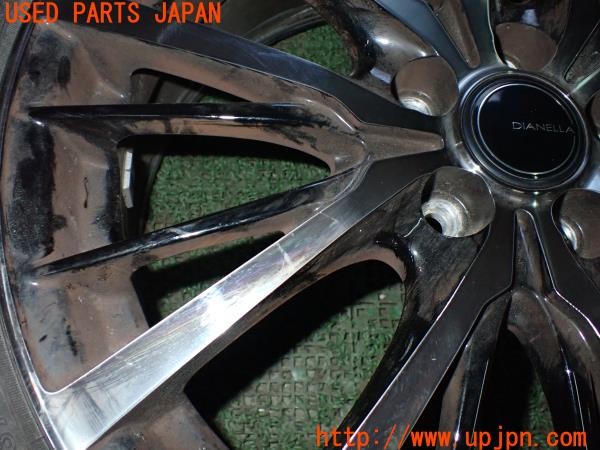3UPJ=9234140918]GR86(BRZ)RZ(ZN8 C型)YFC DIANELLA ディアネラ タイヤホイール 17×7J +48 PCD100 5穴 2本 中古_2