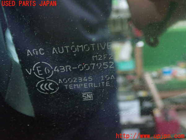 1UPJ-9234141382]GR86(BRZ)(ZN8)左クォーターガラス 中古_2