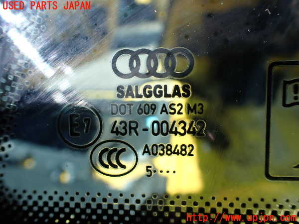 1UPJ-9234161382]アウディ・TT クーペ(FVCHH)左クォーターガラス 中古_2