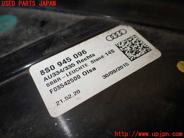 1UPJ-9234161530]アウディ・TT クーペ(FVCHH)右テールランプ 中古_3