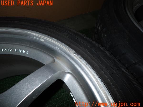 3UPJ=9234180905]アルテッツァ RS200(SXE10)前期 RAYS レイズ gramLIGHTS 57F ホイール 17×7.5JJ +40 PCD114.3 5穴 4本 タイヤ付 難有 中古_3