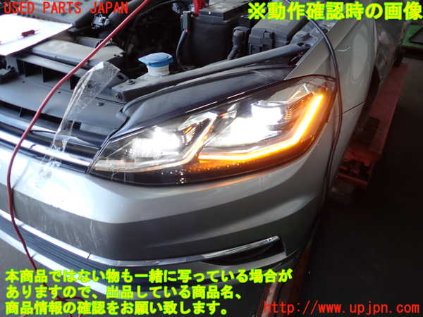 2UPJ-9234191132]VW ゴルフ(AUCJZ)左ヘッドライト HID 中古_4
