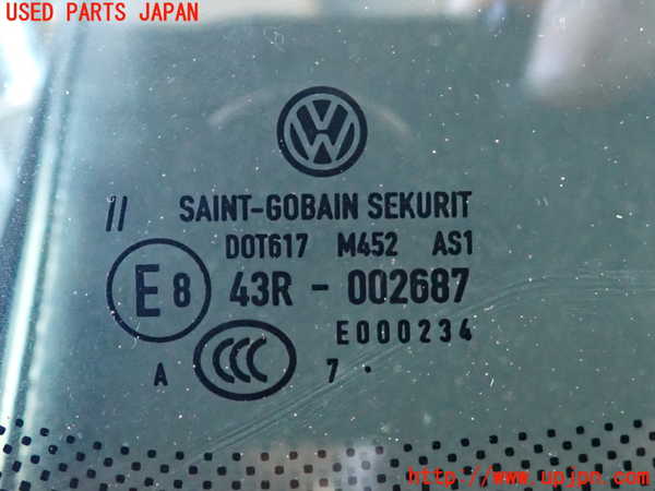 2UPJ-9234191195]VW ゴルフ(AUCJZ)フロントガラス 中古(43R-002687 M452)_3