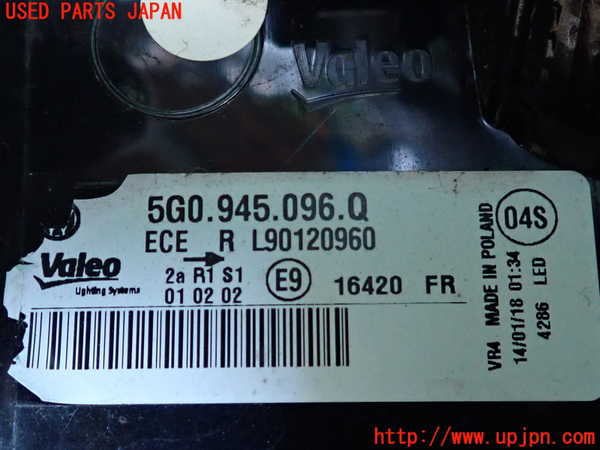 2UPJ-9234191530]VW ゴルフ(AUCJZ)右テールランプ 中古_4