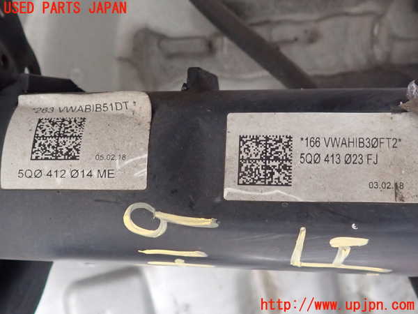 2UPJ-9234195025]VW ゴルフ(AUCJZ)左フロントストラット 中古_2