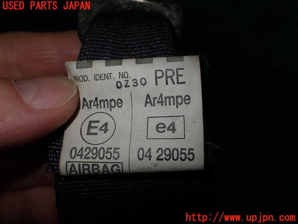 2UPJ-9234207075]MR-S(ZZW30(改))助手席シートベルト 中古_3