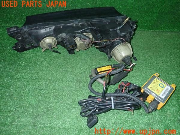3UPJ=9234210561]アルシオーネ SVX(CXD)純正 PH20515LH 左ヘッドライト HID加工 中古_3