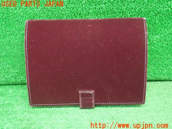 3UPJ=9234210801]アルシオーネ SVX(CXD)純正 車検証入れ マニュアルケース 中古_2