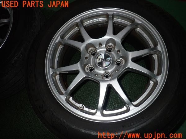 3UPJ=9234210917]アルシオーネ SVX(CXD)TANEISYA TWS Motorsport T66-F ホイール① 16×7.5J +45 PCD114.3 5穴 シルバー 2本 中古_3
