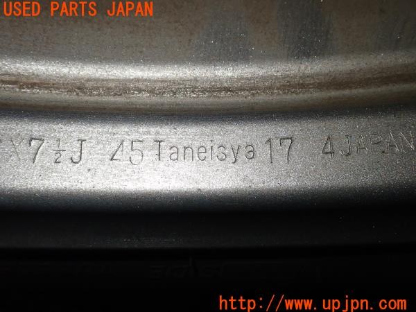 3UPJ=9234210917]アルシオーネ SVX(CXD)TANEISYA TWS Motorsport T66-F ホイール① 16×7.5J +45 PCD114.3 5穴 シルバー 2本 中古_5