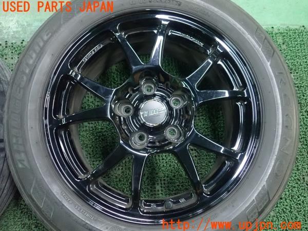 3UPJ=9234210930]アルシオーネ SVX(CXD)TANEISYA TWS Motorsport T66-F ホイール② 16×7.5J +45 PCD114.3 5穴 ブラック 2本 中古_3