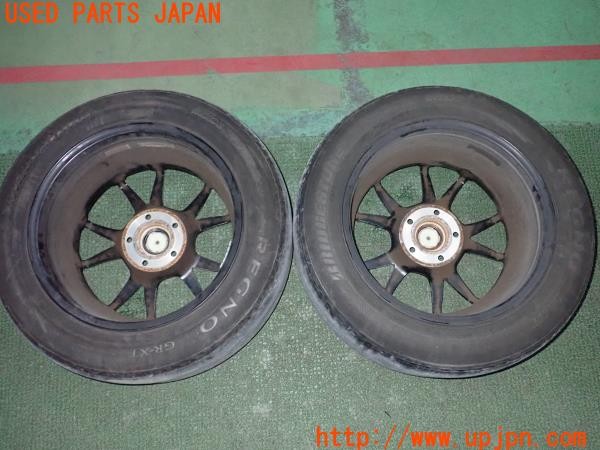 3UPJ=9234210930]アルシオーネ SVX(CXD)TANEISYA TWS Motorsport T66-F ホイール② 16×7.5J +45 PCD114.3 5穴 ブラック 2本 中古_5