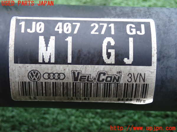 2UPJ-9234224015]VW ニュービートル(9CAWU)左フロントドライブシャフト 中古_4