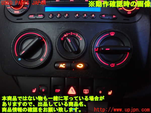 2UPJ-9234226066]VW ニュービートル(9CAWU)エアコンスイッチ1 中古_4