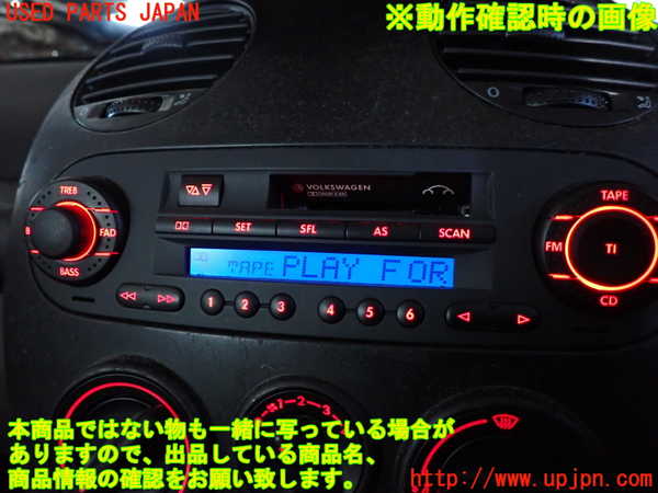 2UPJ-9234226475]VW ニュービートル(9CAWU)テープデッキ 中古_5