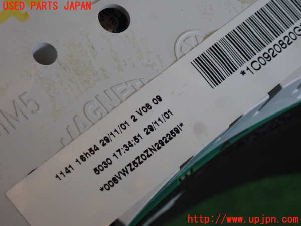 2UPJ-9234226170]VW ニュービートル(9CAWU)スピードメーター 中古_4