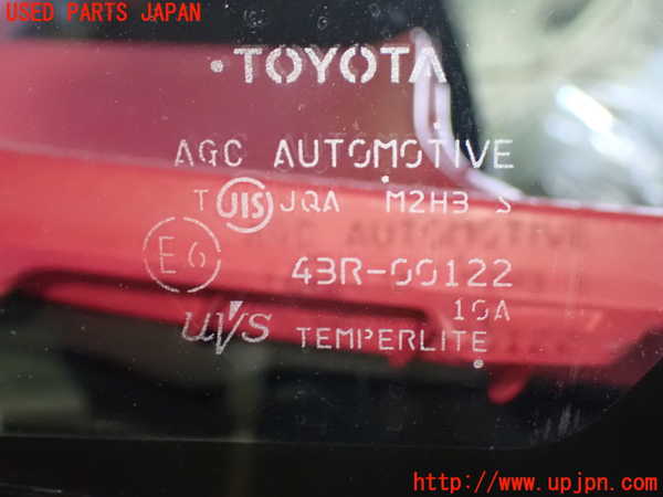 1UPJ-9234231202]ポルテ(NSP141)左フロント三角窓ガラス 中古 AGC M2H3 43R-00122_2