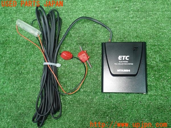 3UPJ=9234240503]フィアット 500(31209)純正 三菱電機 ミツビシEP-9U59V ETC車載器 中古_2