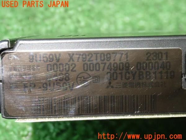 3UPJ=9234240503]フィアット 500(31209)純正 三菱電機 ミツビシEP-9U59V ETC車載器 中古_5