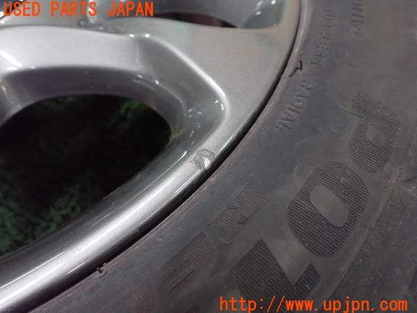 3UPJ=9234240916]フィアット 500(31209)純正 ホイール 15×6J +35 PCD100 4穴 4本 中古_4