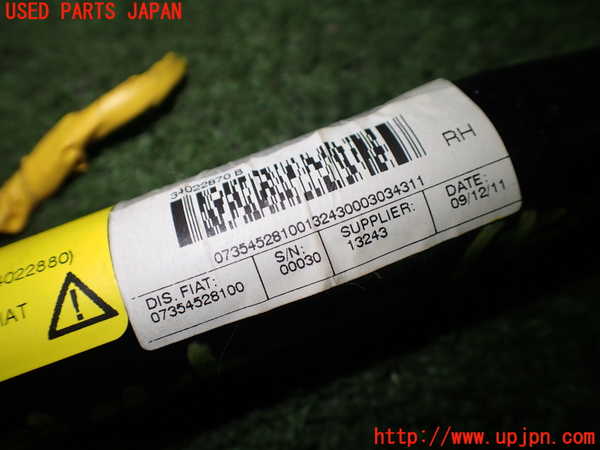 5UPJ-9234247045]フィアット・500(31209)運転席シートベルト 中古_5