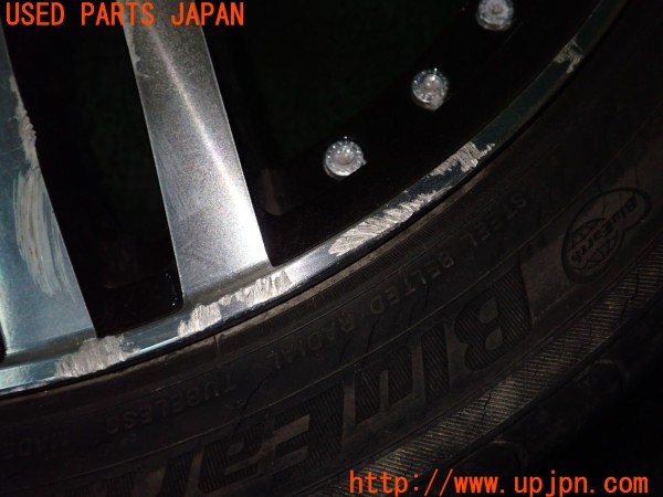 3UPJ=9234270962]ヴェルファイア ハイブリッド(ATH20W)共豊 KYOHO SHALLEN シャレン XF-55 ホイール 20×8.0J +38 PCD114.3 5穴 2本 中古_4