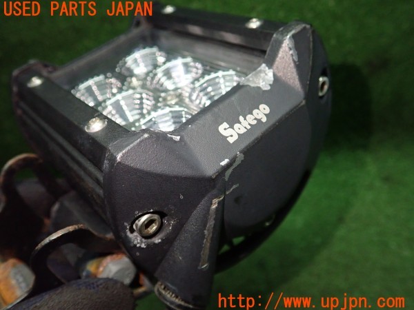 3UPJ=9234280558]ジープ ラングラー(TJ40S)Safego フォグランプ フォグライト LEDライト ワークライト フラッドライト 中古_3