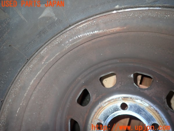 3UPJ=9234280916]ジープ ラングラー(TJ40S)DAYTONA デイトナ タイヤホイール 15×7J? +18? PCD114.3 5穴 4本 センターキャップ付き 中古_4