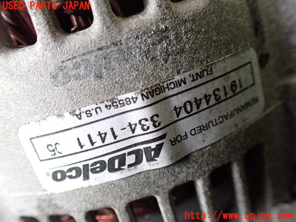 1UPJ-9234286015]ジープ・ラングラー(TJ40S)オルタネーター(ダイナモ) 中古_4
